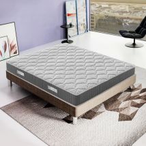 Ilovesleep - Matelas Mousse 140x200 Accueil Mémoire De Forme - Epaisseur 20 Cm – Haute Densité - Modéle Hermes