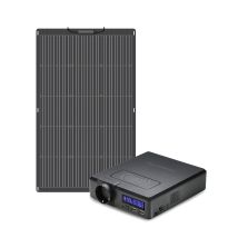 Allpowers - Power Station Solar Generator Ac Power Bank 200w 154wh With 100 W Monocrystalline Solar Panel For Outdoors Camping Travel Emergency S200