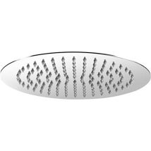 Cornat Slim Neo Pommeau De Douche Avec Joint A Rotule Et Buses Anti-calcaire En Acier Inoxydable Et Tete De Douche 250 Mm, Tecbw3405