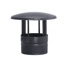 Cappello Nero Vetrificato 900°c-ø150 Mm-rosone Per Condotti Di Stufe E Caminetti