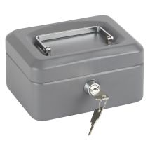 Arregui Elegant Cassetta Di Sicurezza Con Chiave Per Contare E Trasportare Denaro, Cassetta Portavalori In Acciaio Con Vassoio Portamonete, Cassaforte