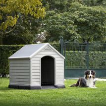 La Maison Du Jardin - Caseta Para Perros Sandy, Color Marrón, Dimensiones 95x99x99h