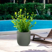 Vaso Raffaello Verde Diámetro 35×34 Cm Para Interior Y Exterior