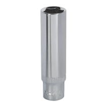 Sealey Sp1410d Premier Fully Polished Deep Socket 1/4"sq Drive 10mm