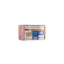 Bobina de gamuza – Paquete de 2 rollos – Color rosa – Material: gamuza de algodón tratada – Alta capacidad de absorción