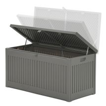 Garden Impressions Kissenbox "jersey", Grau, 680 Liter