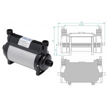 Buyaparcel - Stuart Turner 1.5 Bar Twin Impeller Shower Pump - Bristan Varispeed Showerforce