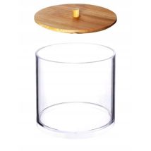 Recipiente Transparente Para Cosméticos En El Baño.