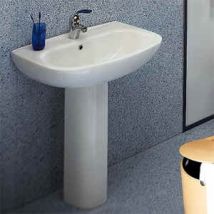 Lavabo Europa Bianco – Ceramica – 65 cm x 53 cm – Simas