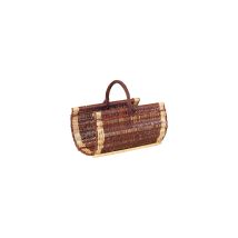 Cestino Di Legno Grezzo E Bianco Di Vimini - Pbu1070 Aubry Gaspard