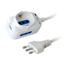 Multipresa 2P+T e Schuko 2500W – Cavo 1.3m – TECHLY