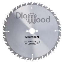 Lame De Scie Circulaire Débit Hm D. 350 X Al. 30 X Ép. 3.5/2.5 Mm X Z32 Anti-recul Pour Bois De Chauffage - Diamwood