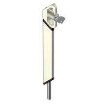 Alma - Serratura A Chiave Da Superficie 300 Mm Ral 9010 Bianco - 241-300-9010