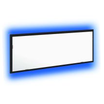 Maison Exclusive - Espejo De Baño Led Roble Negro 100 X 8,5 X 37