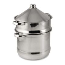Tajine Acero Inoxidable 9 Litros – Compatible con Inducción – Diseño Robusto con Asas Ergonómicas – Baumalu
