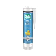 Sista Silikon-Fugendichtmasse 280 ml grau schimmelresistent schnell trocknend geruchsneutral