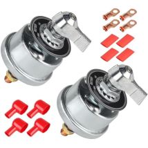 Interrupteur Isolateur De Batterie 12-48 V, 200 A, Bornes En Cuivre, Pour Voitures, Camions, Camping-cars Et Bateaux