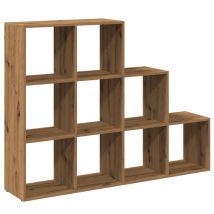 Maison Exclusive - Raumteiler-bücherregal 3 Stufen Artisan-eiche
