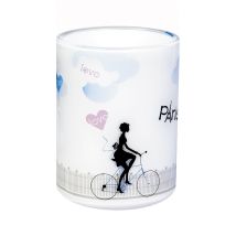 Tatkraft Paris Mademoiselle Portabicchieri Multicolore 7x10 Cm