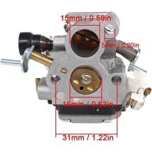 Carburateur Pour Tronçonneuses Husqvarna 435, 435e, 440 Et 440e, Et Jonsered Cs2240, Cs2240s Et Cs410. Remplace Les Références C1t-el41, C1t-el41a Et 