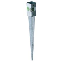 Pfahlrammen – verzinkte Stahlmetallspitzen – 75 cm Höhe – für imprägnierte Abfallbehälter – LASA