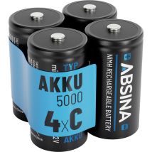 Absina Baby -akku Nimh 4500 1.2 V 4 St.
