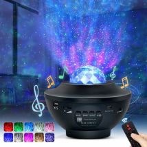 Led-projektorlampe, Sternenhimmel-projektor Mit Fernbedienung, Timer Und Bluetooth-lautsprecher