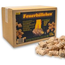 Bolas de fuego – Encendedor ecológico – 200 piezas – 2,5 kg – Ideal para leña y carbón