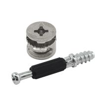 Secotec - Vasalat Hettich Exzenter Möbelverbinder Rastex 15 Material: Zinkdruckguss Vernickelt Inhalt: 50 Stück