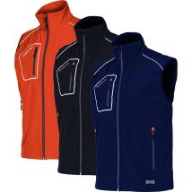 Chaleco Softshell Snappy Industrial Starter – Impermeable 8000 mm – Transpirable 1000 MVP – Tallas XS a 3XL