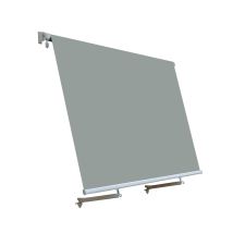 Garden Friend Fallschirmmarkise Mit Armen Grau H. 245 L. 300
