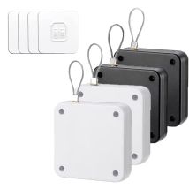 Cierrapuertas Automático De 4 Piezas, Con Detección Automática Y Cordón De Tracción.