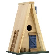Nistkasten Onkel Bob – 18,5 x 18,5 x 28 cm – bunt – 0,99 kg – DOBAR