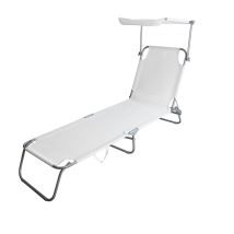 Metal Beach Folding Beach Schwarzer Winder Mit Abel Tettuccio - White