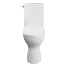 Livenza Plus Close Coupled Toilet With Lever Flush Cistern - Carbamide Soft Close Seat - Akw
