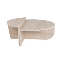 Tavolino In Legno "orion" 90 X 60 X 30 Cm - Rovere Miele