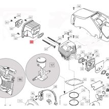 Joint D’échappement Original Bluebird Pour Tronçonneuse Cs 590 Cs590-51