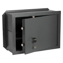 Cisa Wandtresor 82010 – Stahlfront 10mm – 2 Drehbolzen – Ofenlackierung – 2 Schlüssel