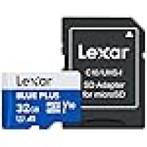 Lexar Microsd 32gb Blue Plus Mobile L/s 100mb/s - 45mb/s Adatt.sd
