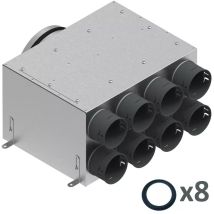 Boîte De Dérivation Spiroflex Sx Ws8x75 8 Raccords Isolée Robuste