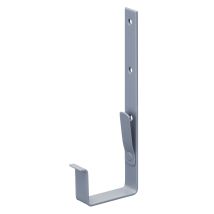 Dachrinnenhalter Kastenrinne, Pvc Rinnenhalter Dachrinnenzuberhör , Einfache Montage, Made In Germany - Nw68 / 68mm, 20 Stück Grau - Inefa
