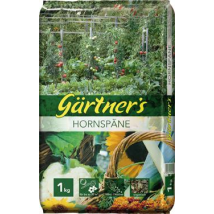 Gartners Hornspäne 1 kg – Organischer N-Dünger mit 14% Stickstoff – Langsame Nährstofffreisetzung – Für alle Gartenkulturen