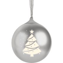 Altoparlante Bluetooth - Bigben - Formato Palla Di Natale - Argento