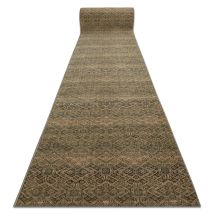 Passatoia In Lana Keshan 1044/53533 Orientale Beige / Verde 80cm Green 80x930 Cm
