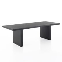 Mesa De Exterior En Resina Cemento Cm. Al.77 X P.100 X L.240