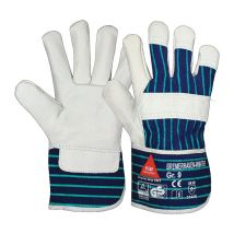 Hase Safety Gloves - Guantes De Invierno Bremerhaven Talla 10 Azul En 388 Psa Ii Cuero Conejo (por 12)