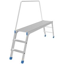 Marchetti STUFE 40 Aluminium Plattform – 2 Stufen – Traglast 250 kg – Plattformlänge 425 mm – Höhe 400 mm