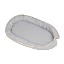 Colchón de posicionamiento a presión Lino Natural 80x55 cm – 100% lino – Certificación OEKO-TEX