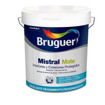 Mistral Mattweiße Kunststofffarbe 0,75 l – Abwaschbar – Hohe Deckkraft – Innen- und Außenanwendungen