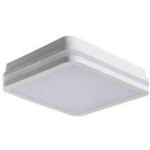Kanlux - Lámpara De Techo Led Ip65 - Detector De Movimiento - 24/30w - Blanco - 260x57mm